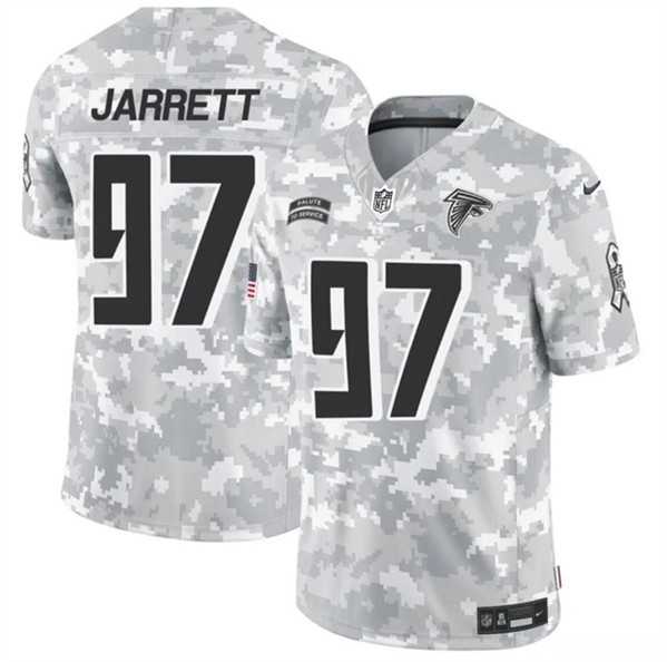Men%27s Atlanta Falcons #97 Grady Jarrett 2024 F.U.S.E. Arctic Camo Salute to Service Limited Stitched Jersey Dzhi